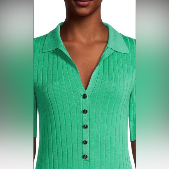 Karl Lagerfeld 💚 Ribbed Top - Picture 3 of 5